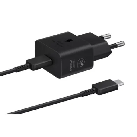 Samsung Travel Charger EP-T2510X 25W hálózati gyorstöltő -  1m, USB-C - USB-C kábellel