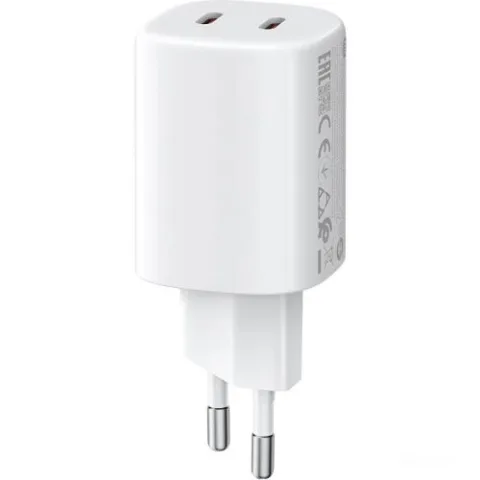 Xiaomi Mi Travel Charger Nano Turbo GaN Fast Charger 2C (C+C) 45W – Kompakt GaN hálózati gyorstöltő két USB-C csatlakozóval
