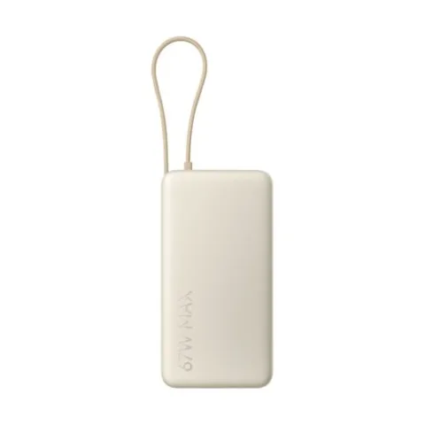 Xiaomi Power Bank 20000 mAh 67W – Nagy teljesítményű gyorstöltő power bank beépített USB-C kábellel