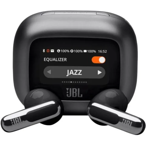 JBL Live Flex 3 True Wireless Bluetooth fülhallgató – érintőkijelzős Smart Charging Case, True Adaptive ANC, JBL Spatial Sound és 50 órás üzemidő