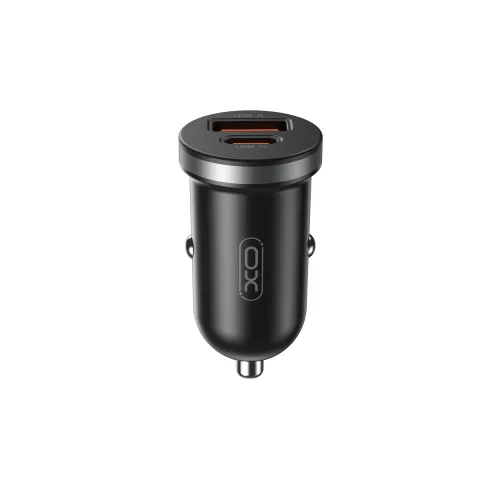 XO CC56 PD autós gyorstöltő – 30W, USB-A QC + USB-C PD