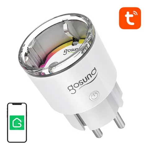 Gosund EP2 WiFi okoskonnektor 10A – Tuya / Smart Life kompatibilis
