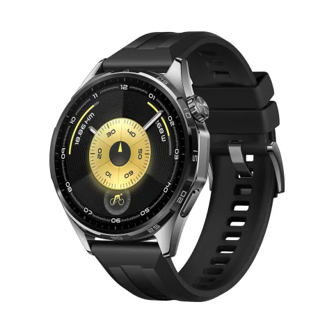 Huawei Watch GT 6 46 mm 3000 nites AMOLED sport okosóra kétsávos GPS-szel, NFC-vel és Bluetooth hívással