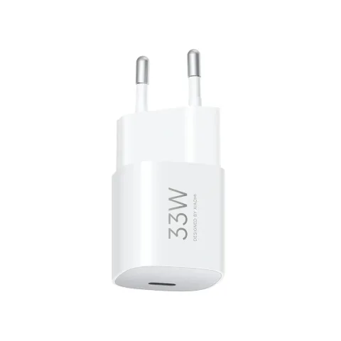 Xiaomi 33W Nano GaN USB-C gyorstöltő hálózati adapter – PD, PPS és QC támogatással