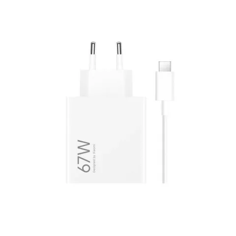 Xiaomi 67W HyperCharge USB-A hálózati gyorstöltő szett – 67 W-os adapter USB-C töltőkábellel
