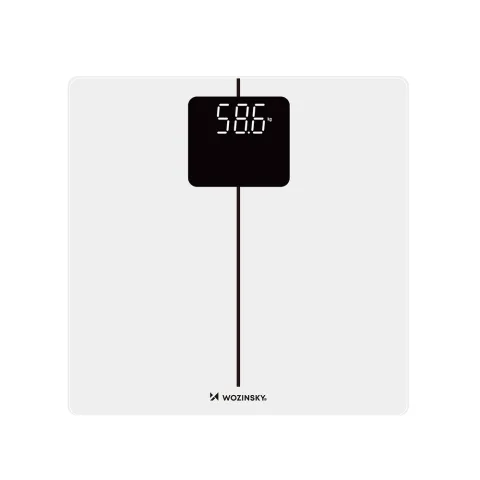 Wozinsky WIWL-180 okos személymérleg – Bluetooth, BMI mérés, FitGo alkalmazás és 180 kg terhelhetőség