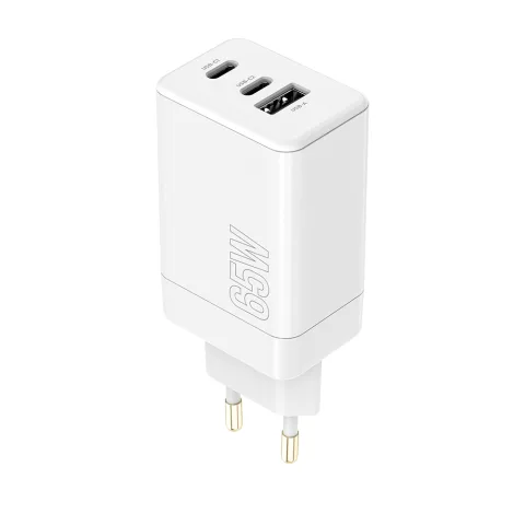 Maxlife MXTC-08-65ACC 65W hálózati gyorstöltő – 2× USB-C, USB-A, PD, PPS és Quick Charge