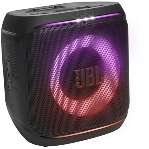JBL PartyBox Encore 2 Bluetooth party hangszóró – 100 W RMS, AI Sound Boost, vezeték nélküli mikrofon, Auracast, akár 15 órás üzemidő