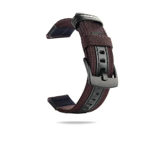 Nylon és Bőr Okosóra Bőrszíj 20mm