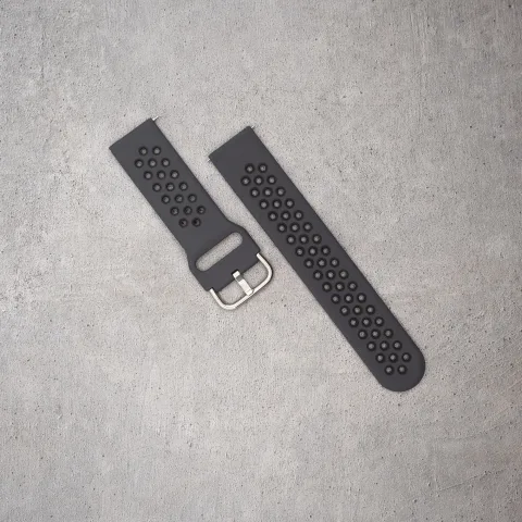 Szilikon Sport Okosóra Szíj – Perforált, 20 mm