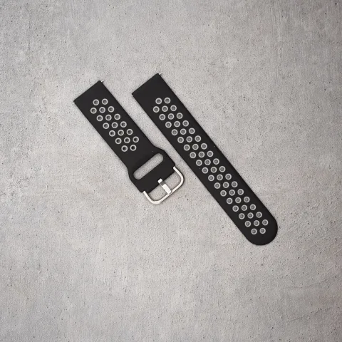 Szilikon Sport Okosóra Szíj – Perforált, 22 mm