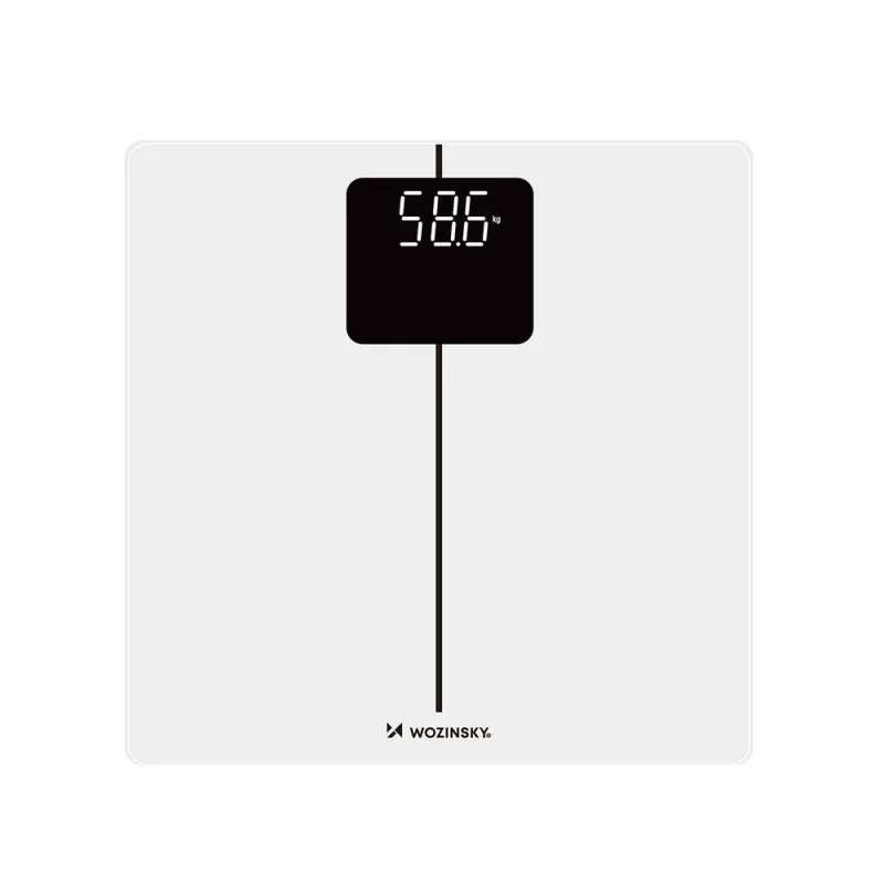 Wozinsky WIWL-180 okos személymérleg – Bluetooth, BMI mérés, FitGo alkalmazás és 180 kg terhelhetőség