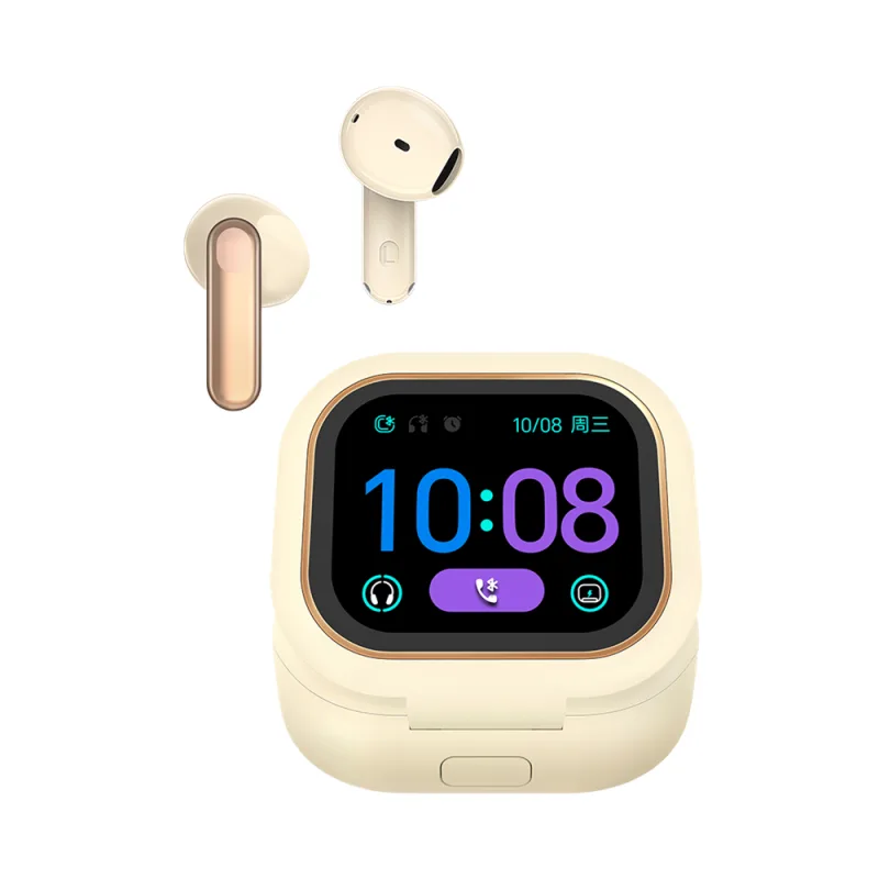 HONOR CHOICE CuBuds TWS fülhallgató – 2″ érintőkijelzős tok, 4 GB tárhely, Bluetooth 6.0, akár 50 óra üzemidő