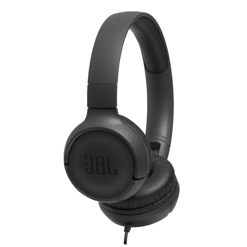 JBL Tune 500 vezetékes fejhallgató – Pure Bass hangzás, 32 mm-es hangszórók, mikrofon, összecsukható kialakítás