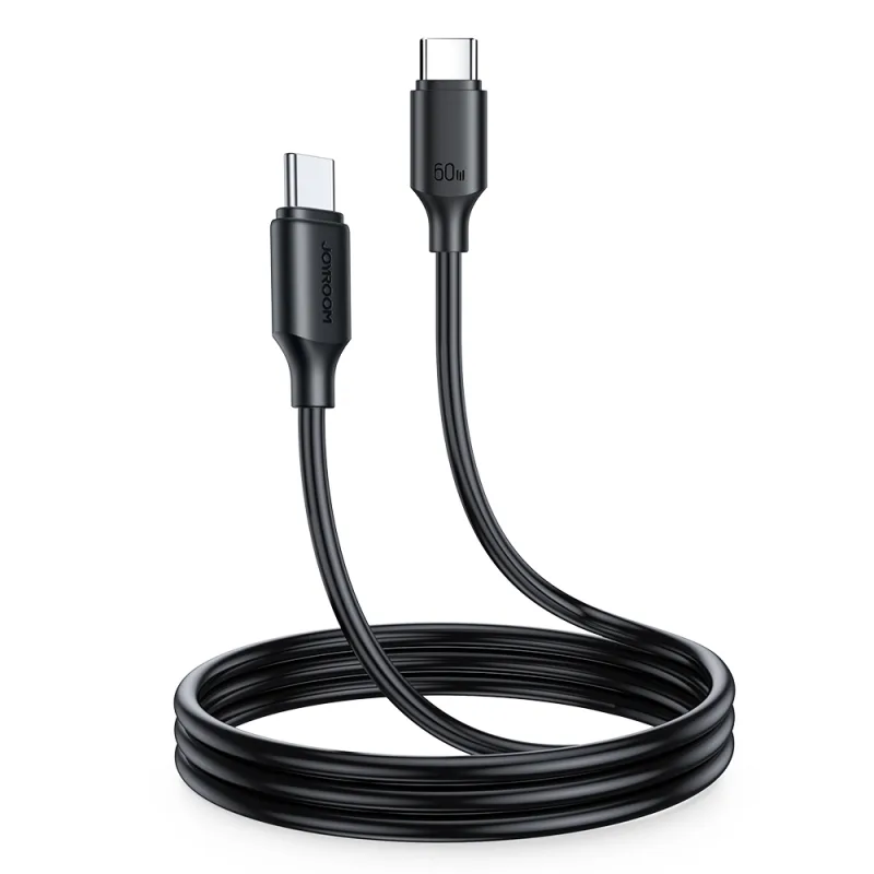 Joyroom Long-Lasting Series S-A9 USB-C – USB-C gyorstöltő és adatkábel – 60W PD/QC, 3A, 480 Mbps, 1 m