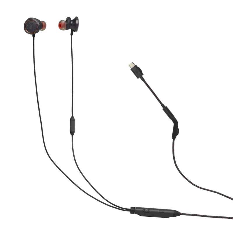 JBL Quantum 50C USB-C gamer fülhallgató mikrofonnal és QuantumSURROUND hangzással